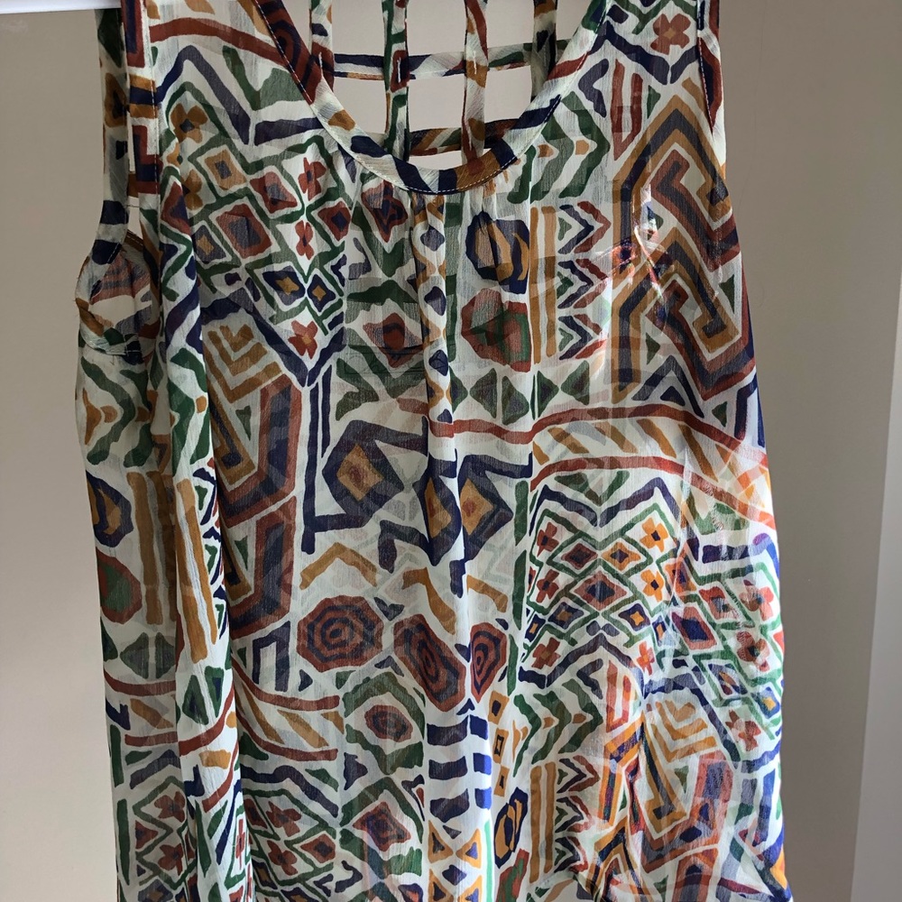 Patterned tank top